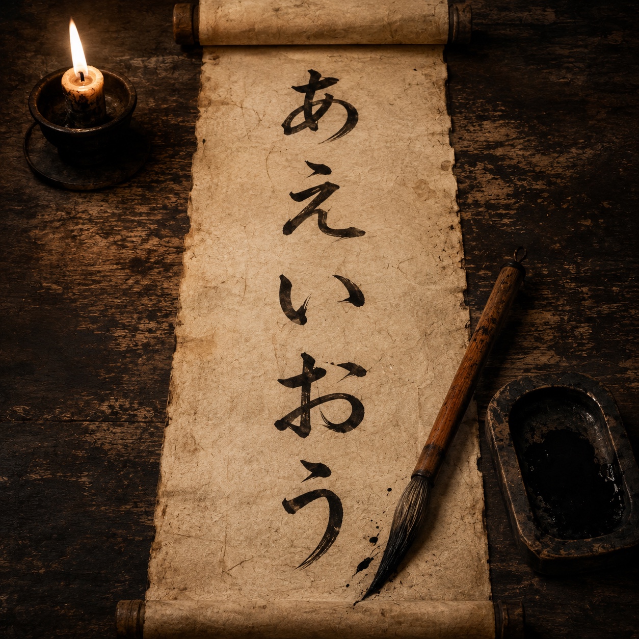 Hiragana artwork