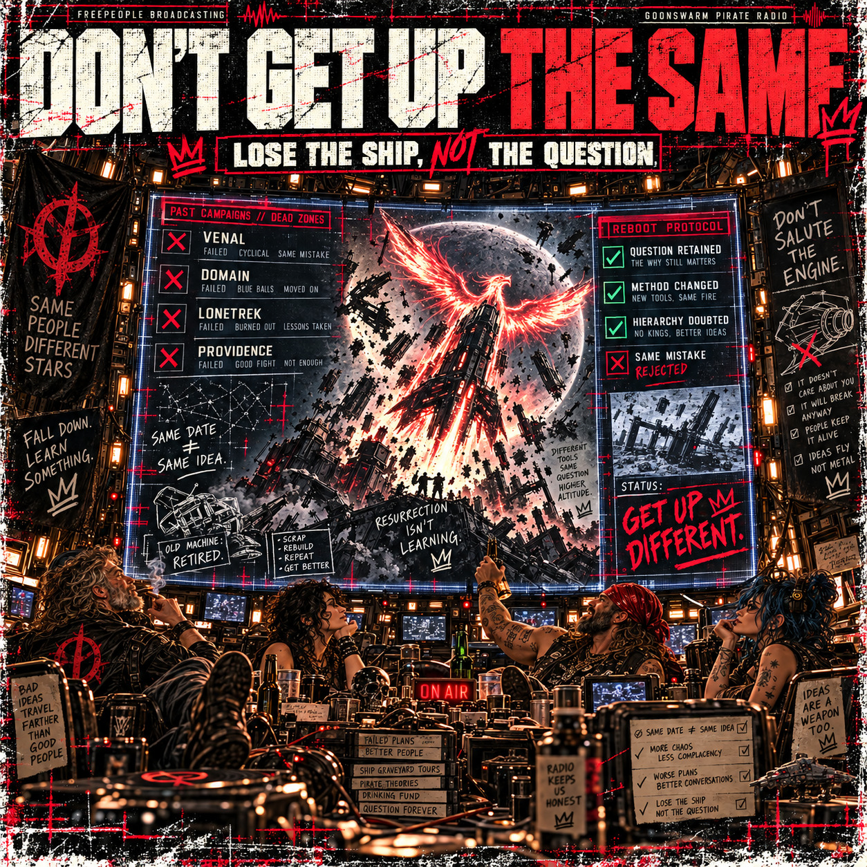 DON’T GET UP THE SAME artwork