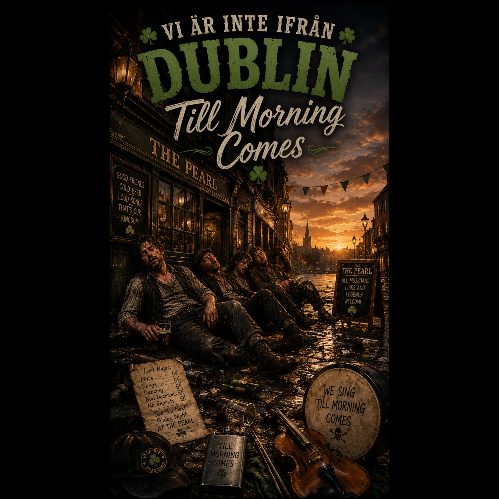 Vi är inte ifrån Dublin - Till Morning Comes artwork