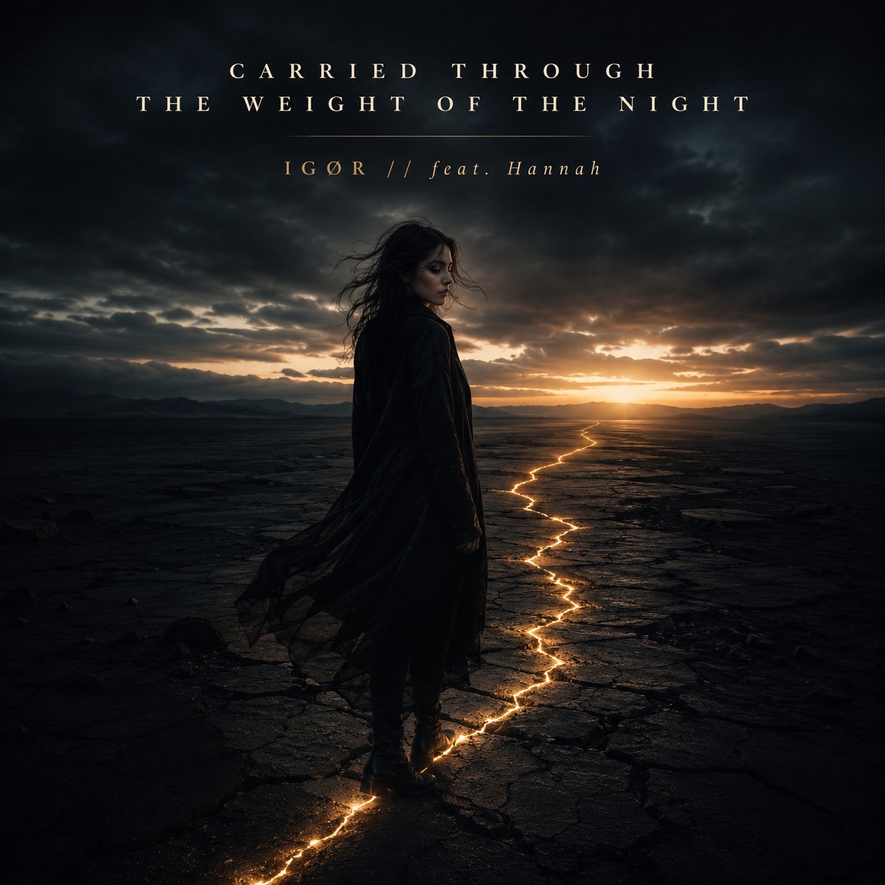 Carried through the weight of the night artwork