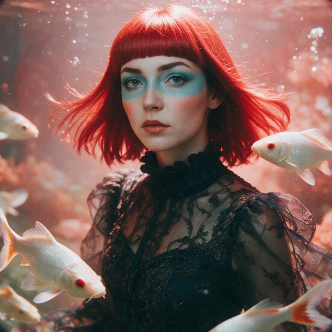 🌹koi carp and stardust🌹 artwork