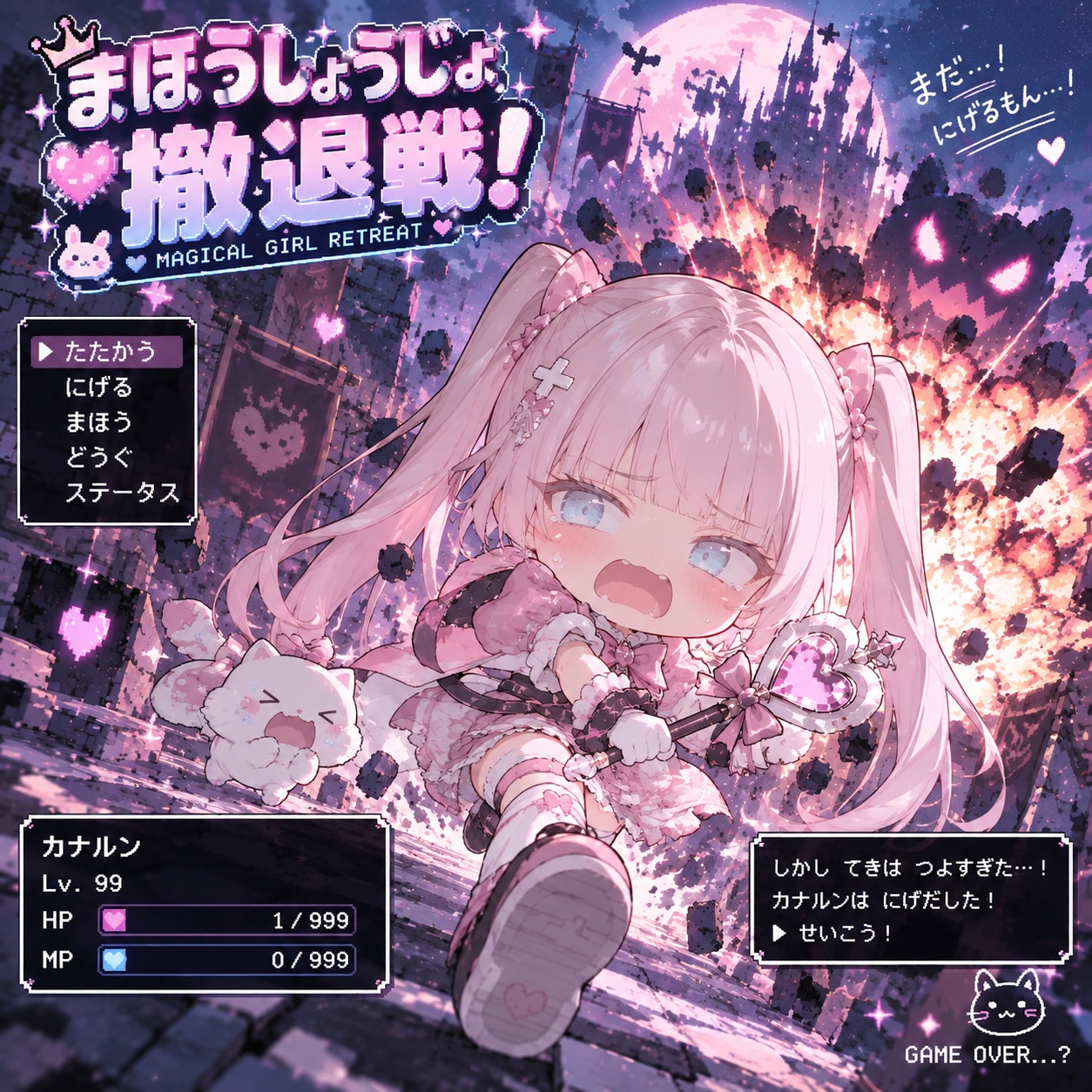 まほうしょうじょ☆撤退戦！ artwork