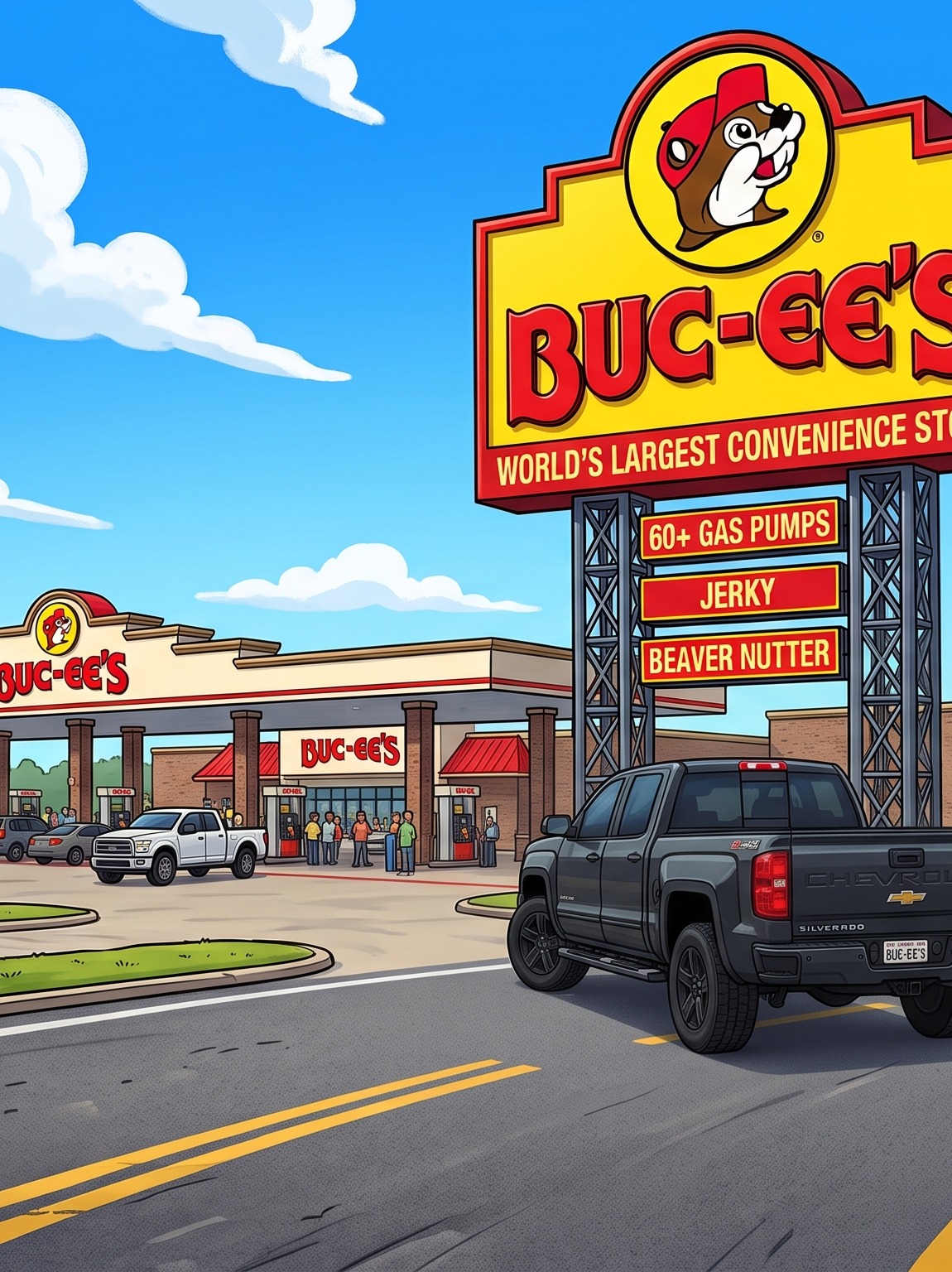 Everybody In The Truck Get Buc-ees artwork