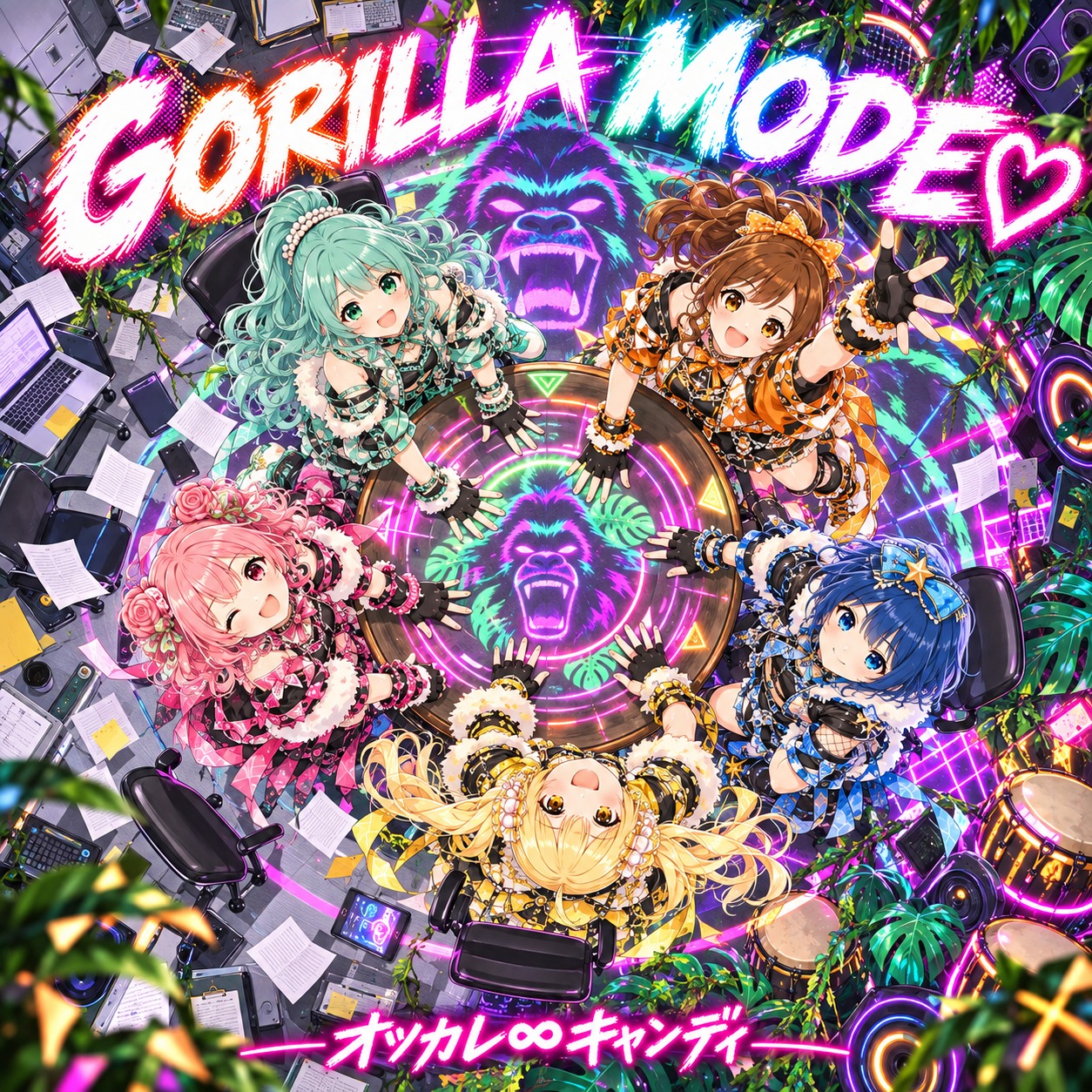GORILLA MODE♡ #今日は何の日 9/24は世界ゴリラの日 artwork