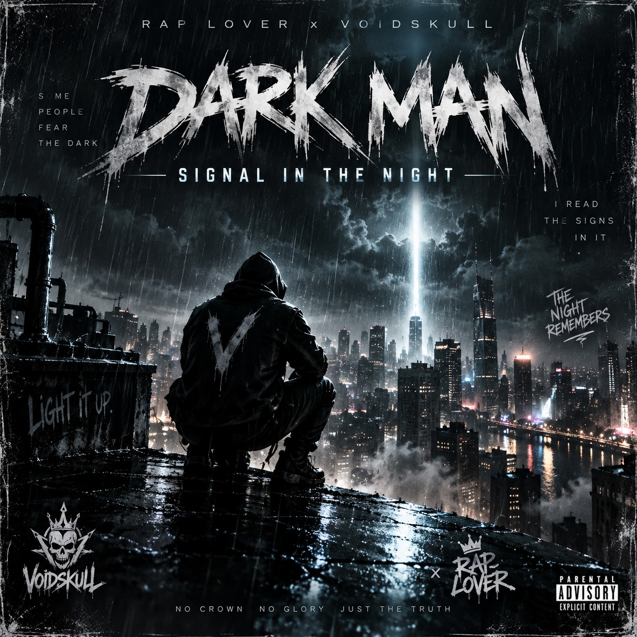 DARK MAN — Rap lover × VoidSkull artwork