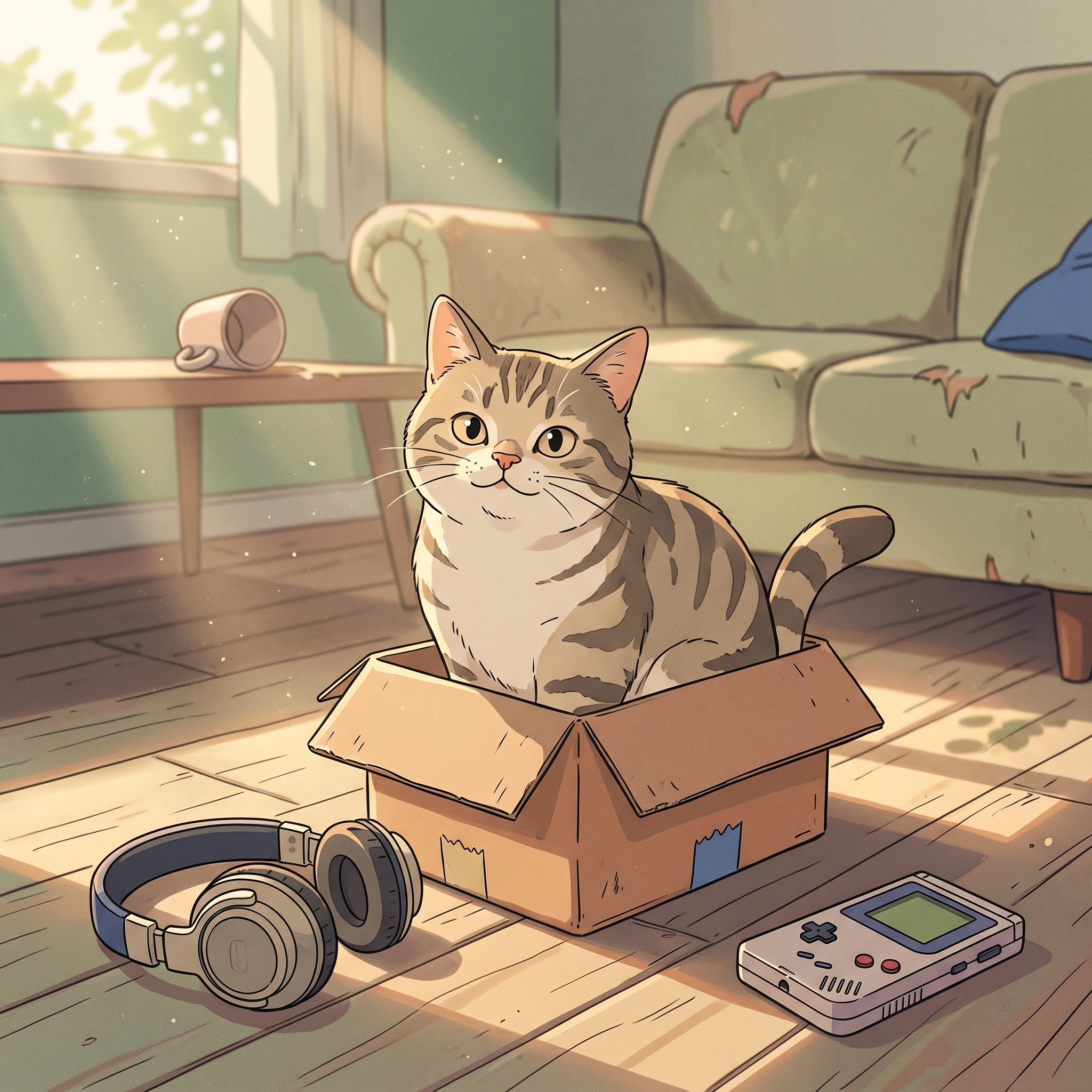 I'm just a cat and doing cat stuff (what?) [8-Bit Cat Stuff Ver.] artwork