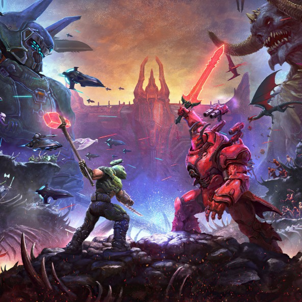 Ashes of the Pit (DOOM) artwork