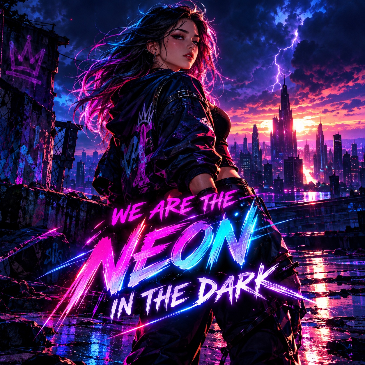 Neon in the dark artwork