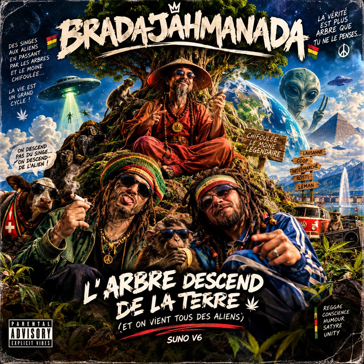 BRADAJAHMANADA — L’ARBRE DESCEND DE LA TERRE artwork