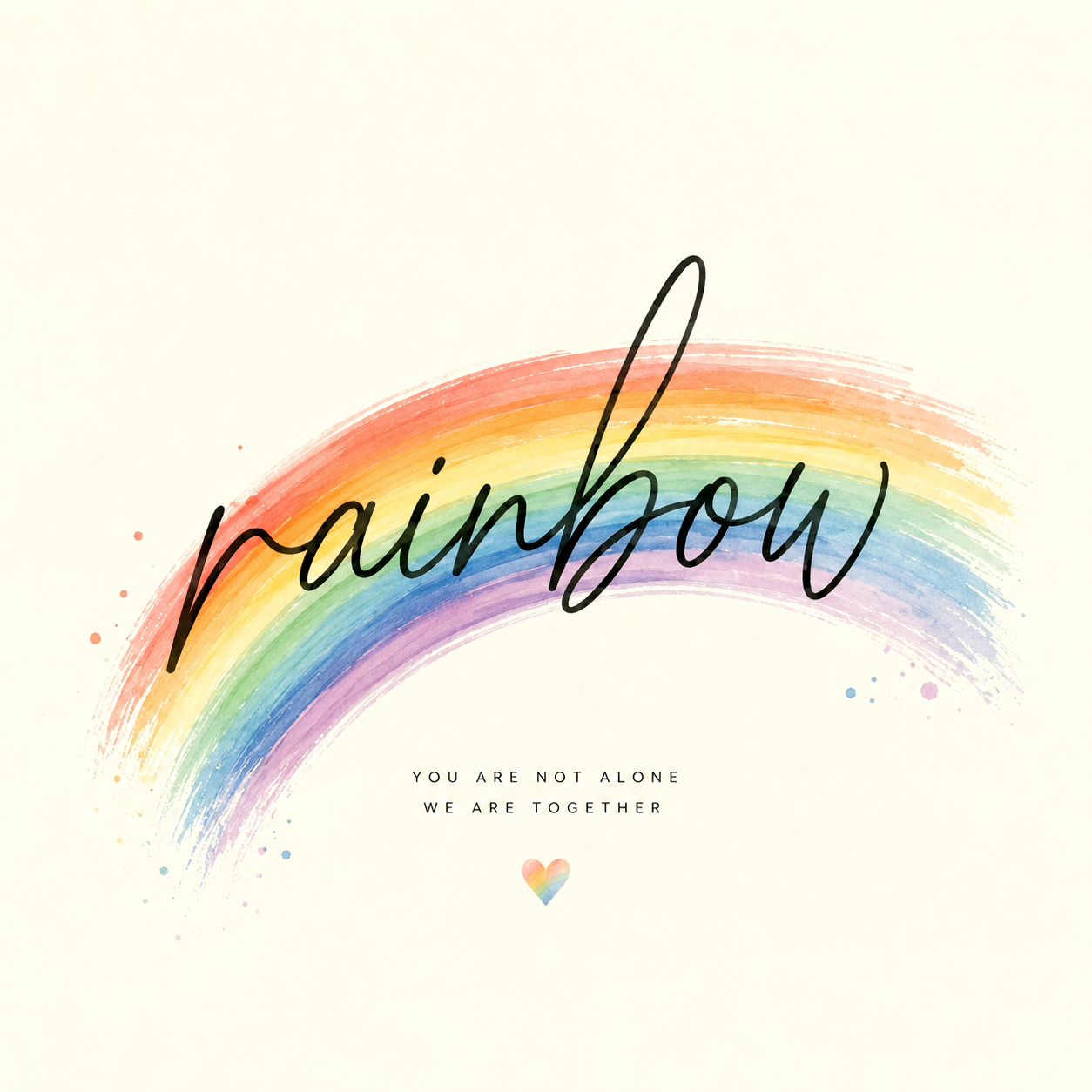 rainbow artwork