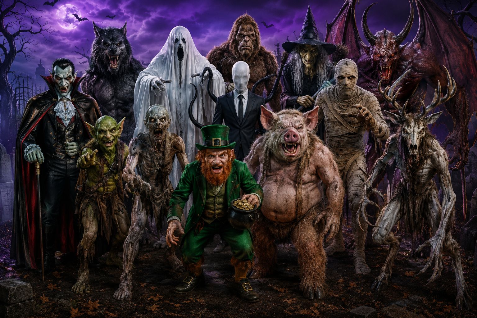 Goblins, Ghouls and Ghosts artwork