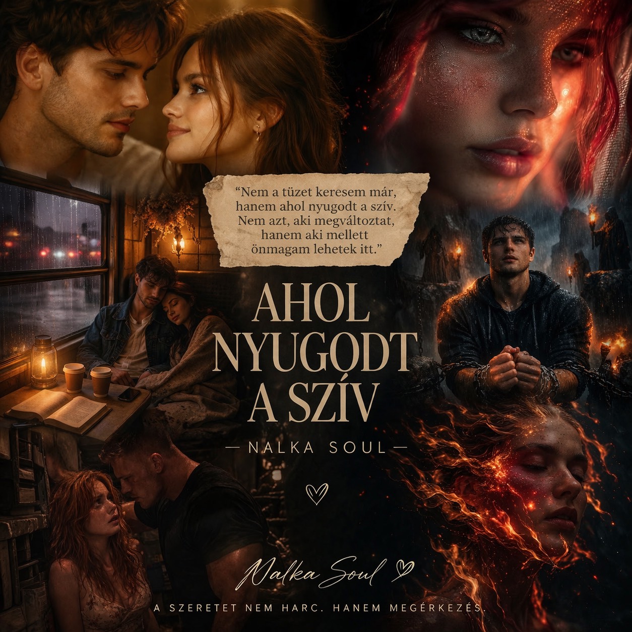 Ahol nyugodt a szív / WHERE THE HEART FEELS AT PEACE artwork