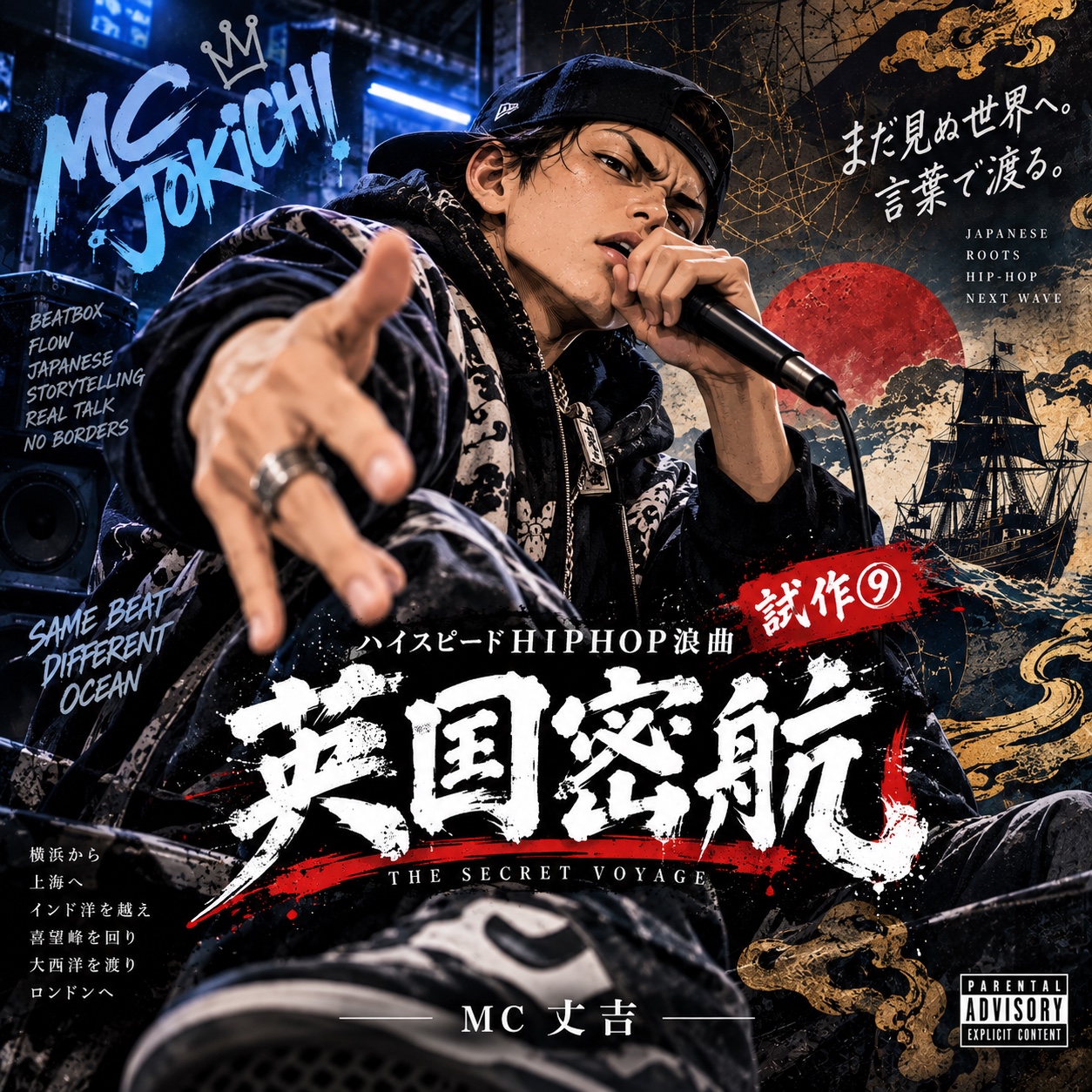 ハイスピードHIPHOP浪曲 試作⑨『英国密航』 artwork