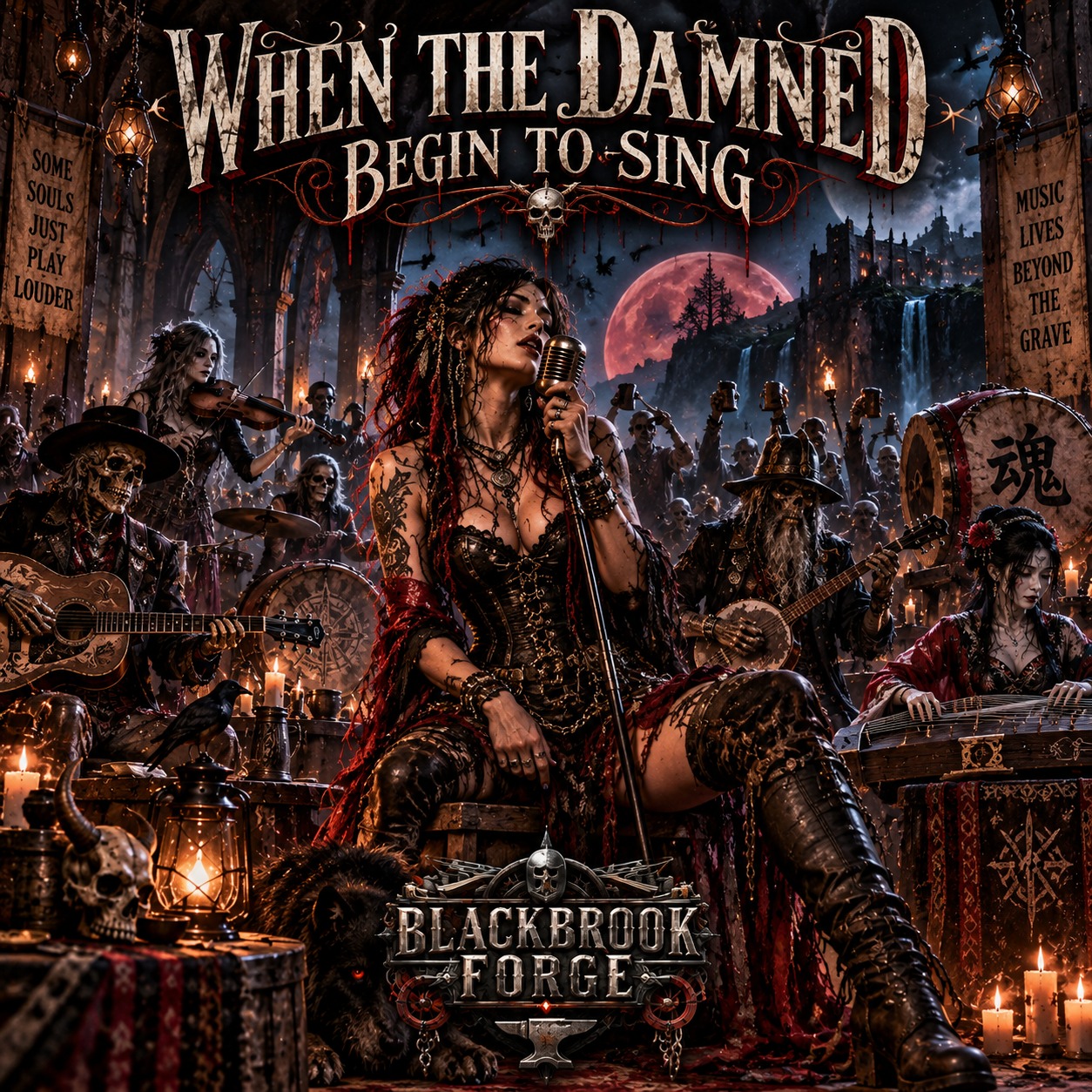 WHEN THE DAMNED BEGIN TO SING artwork