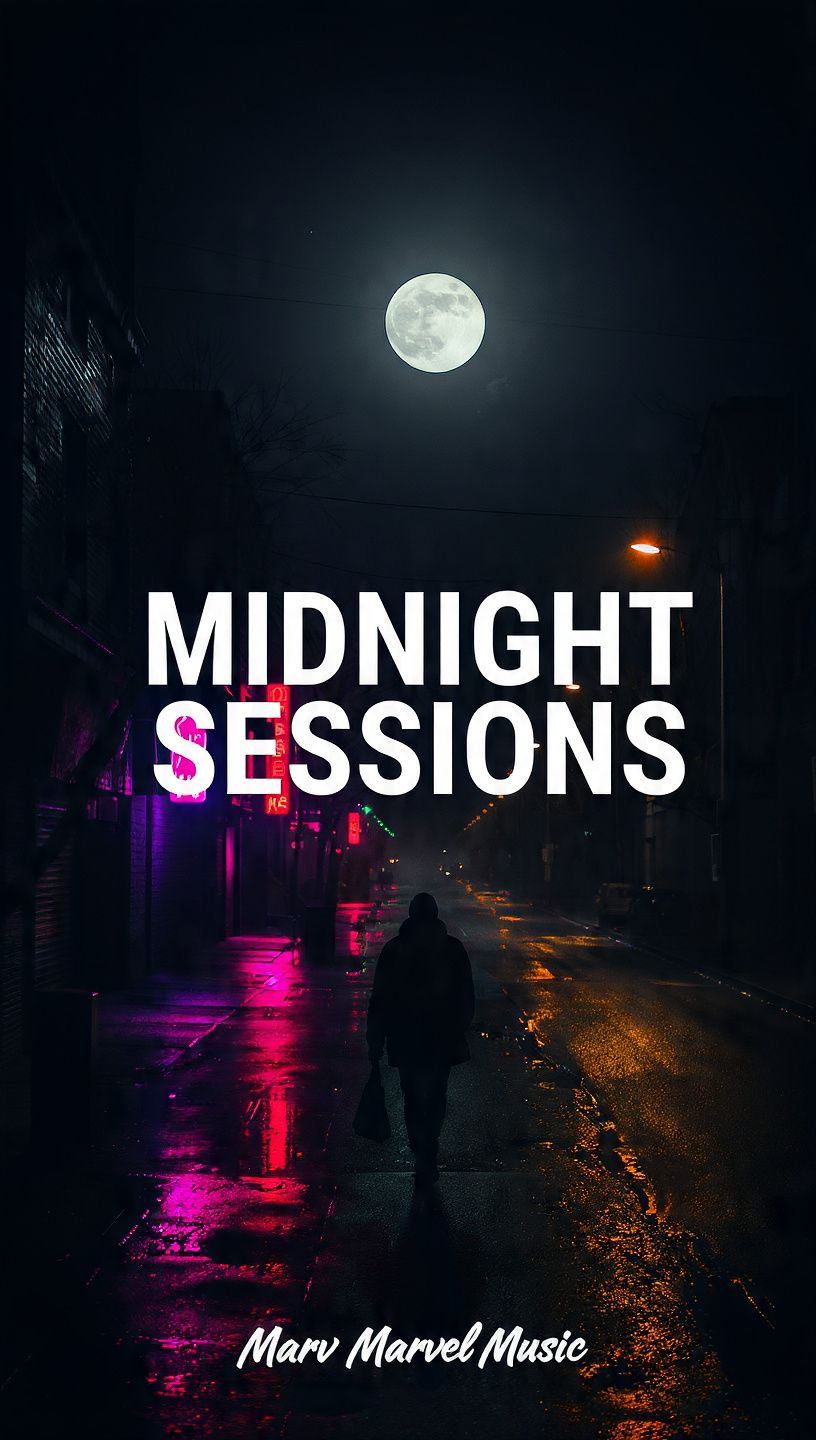 MIDNIGHT SESSIONS- BY MARV MARVEL MUSIC artwork