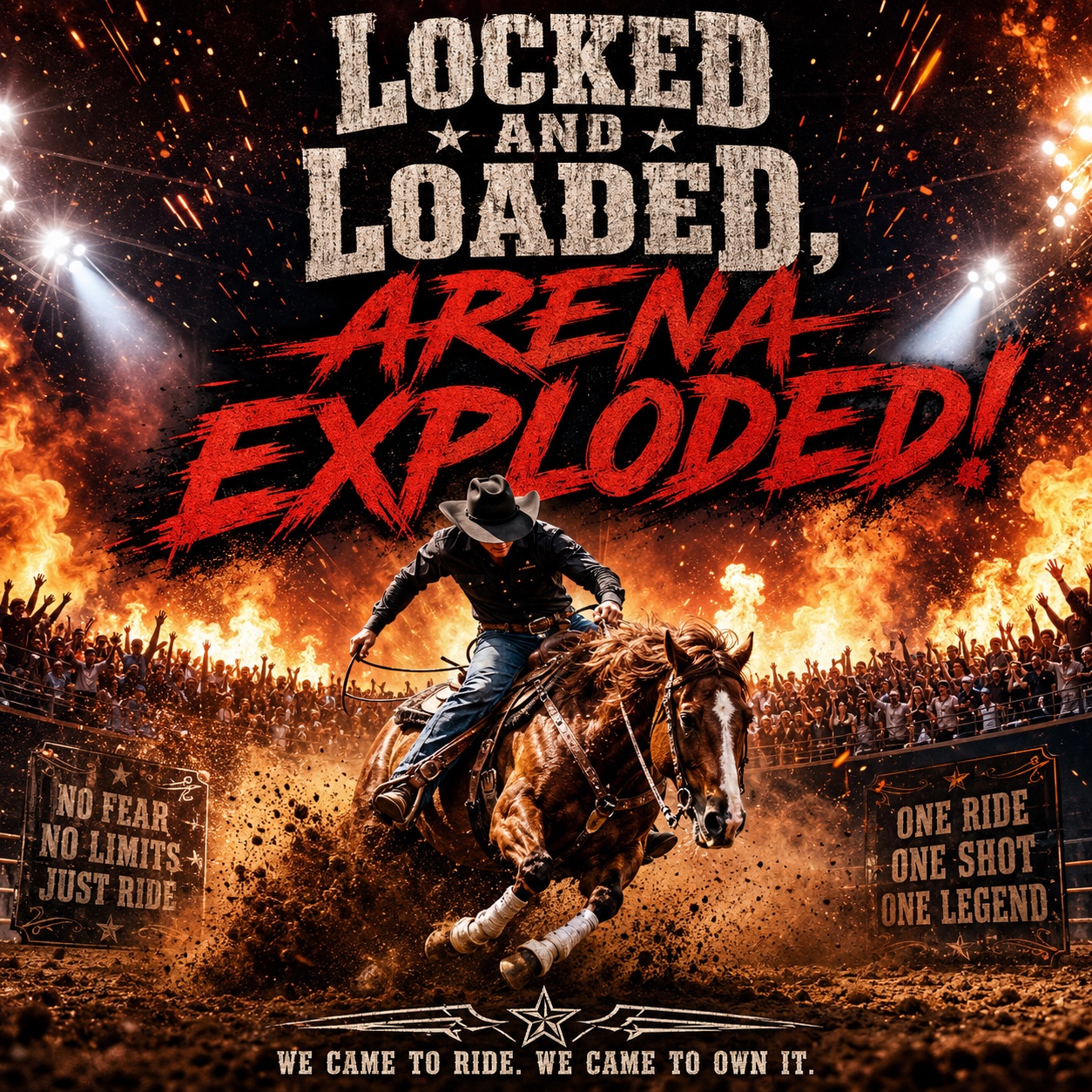 Locked and Loaded, Arena Exploded artwork