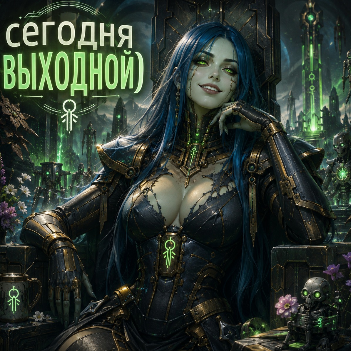 WH 40k. Ксун Бакир. Сегодня выходной ) artwork