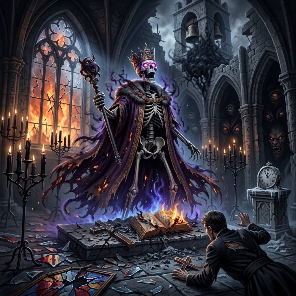 The Demon That Never Kneels artwork