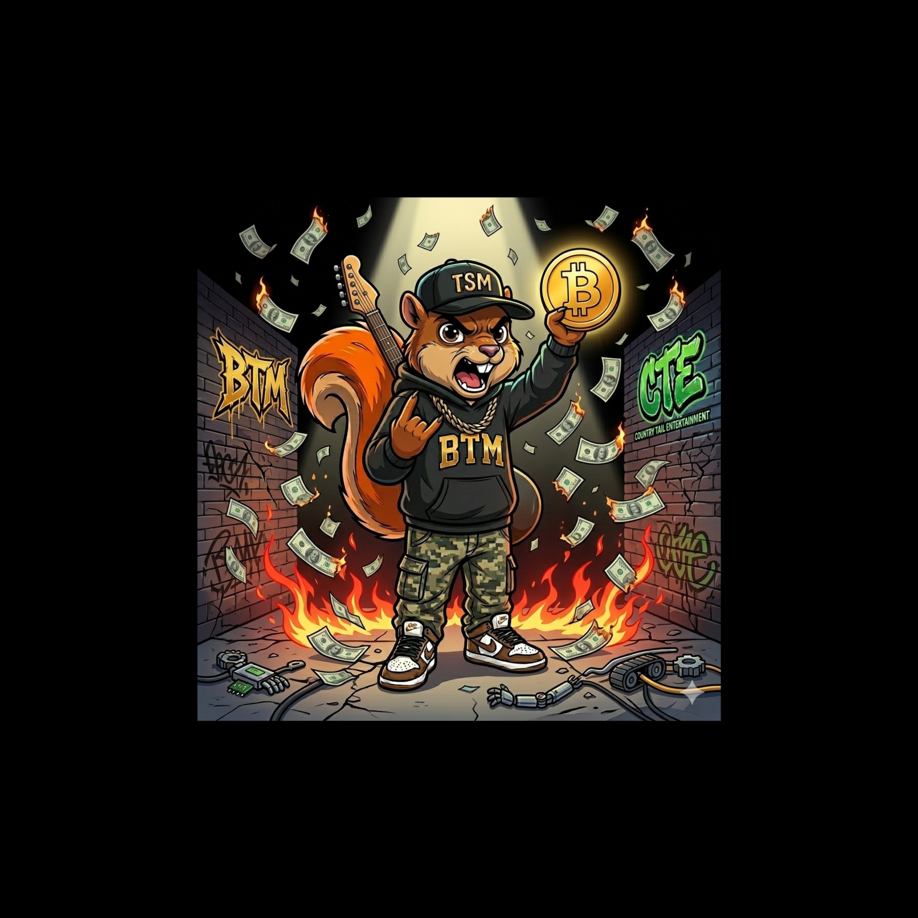 Bitcoin (Squirrel Master) artwork