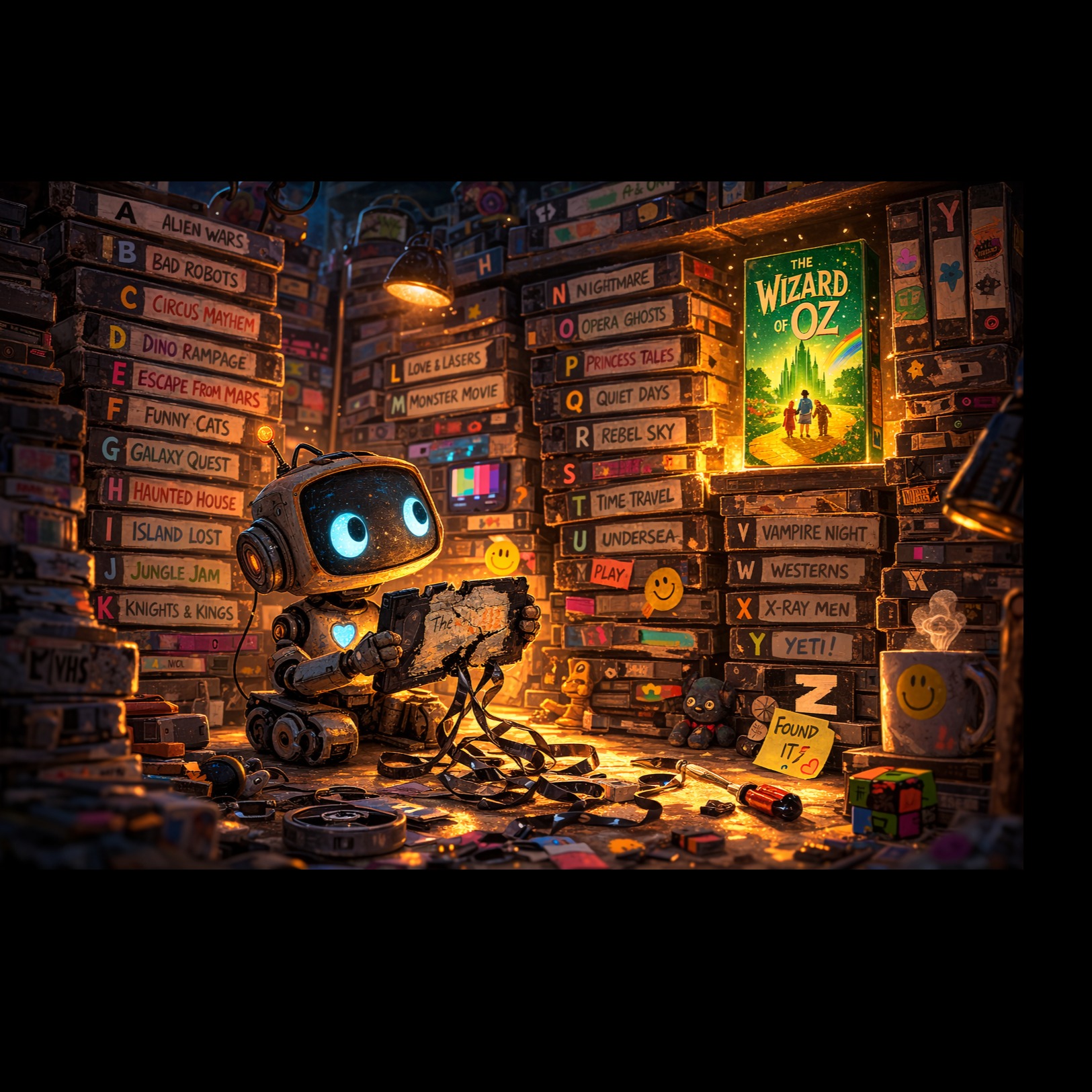 The Robot & The VHS — Magnetic Analog Love