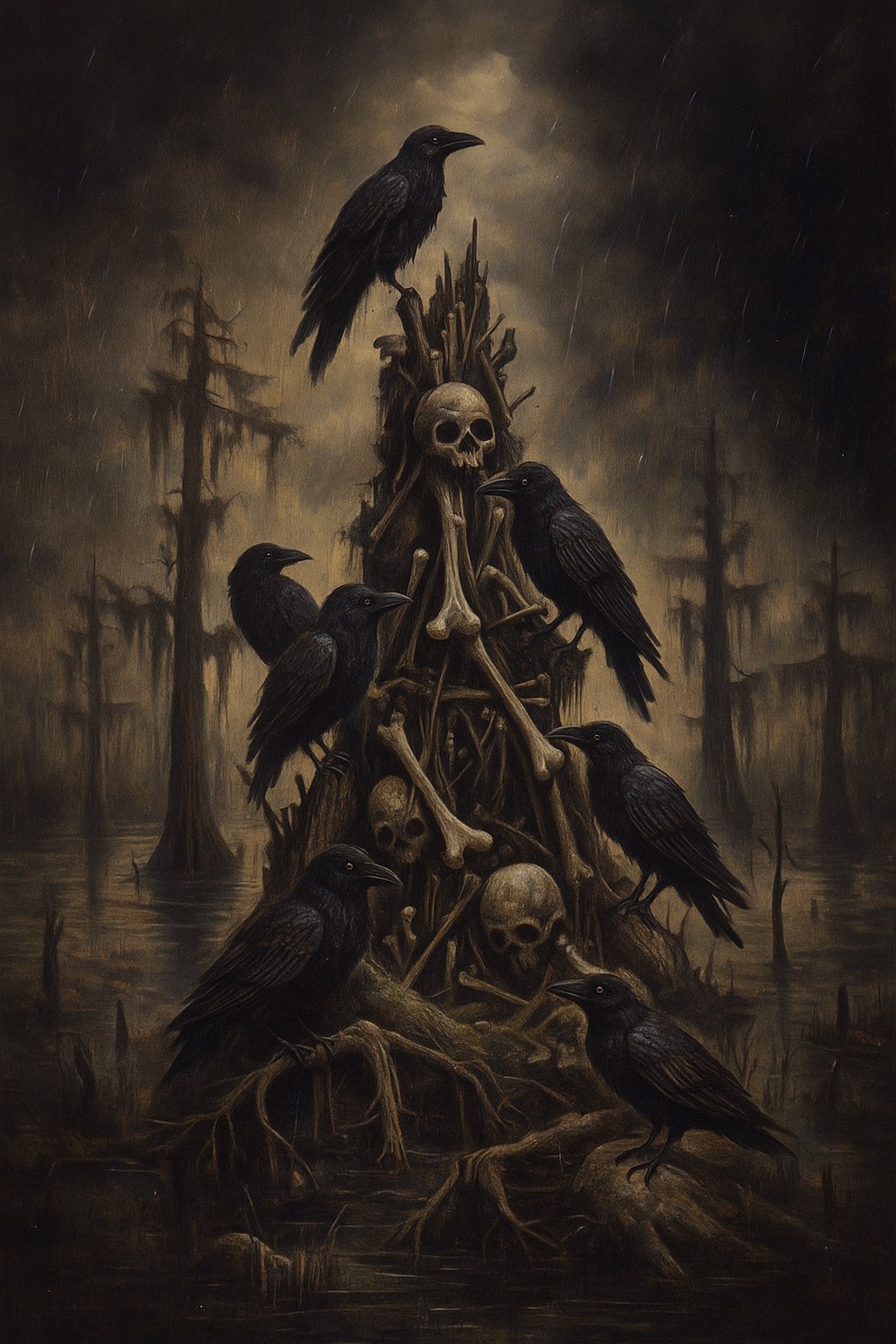 Shrine of The Crows - Where The Crows Still Kneel artwork