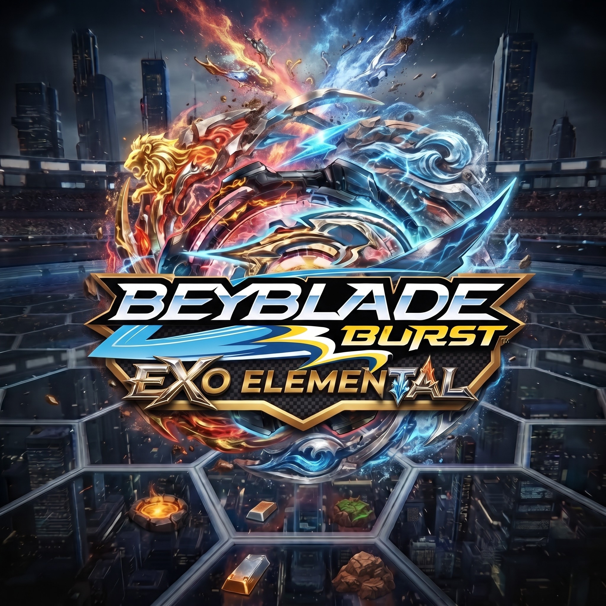 Beyblade Burst Exo Elemental artwork