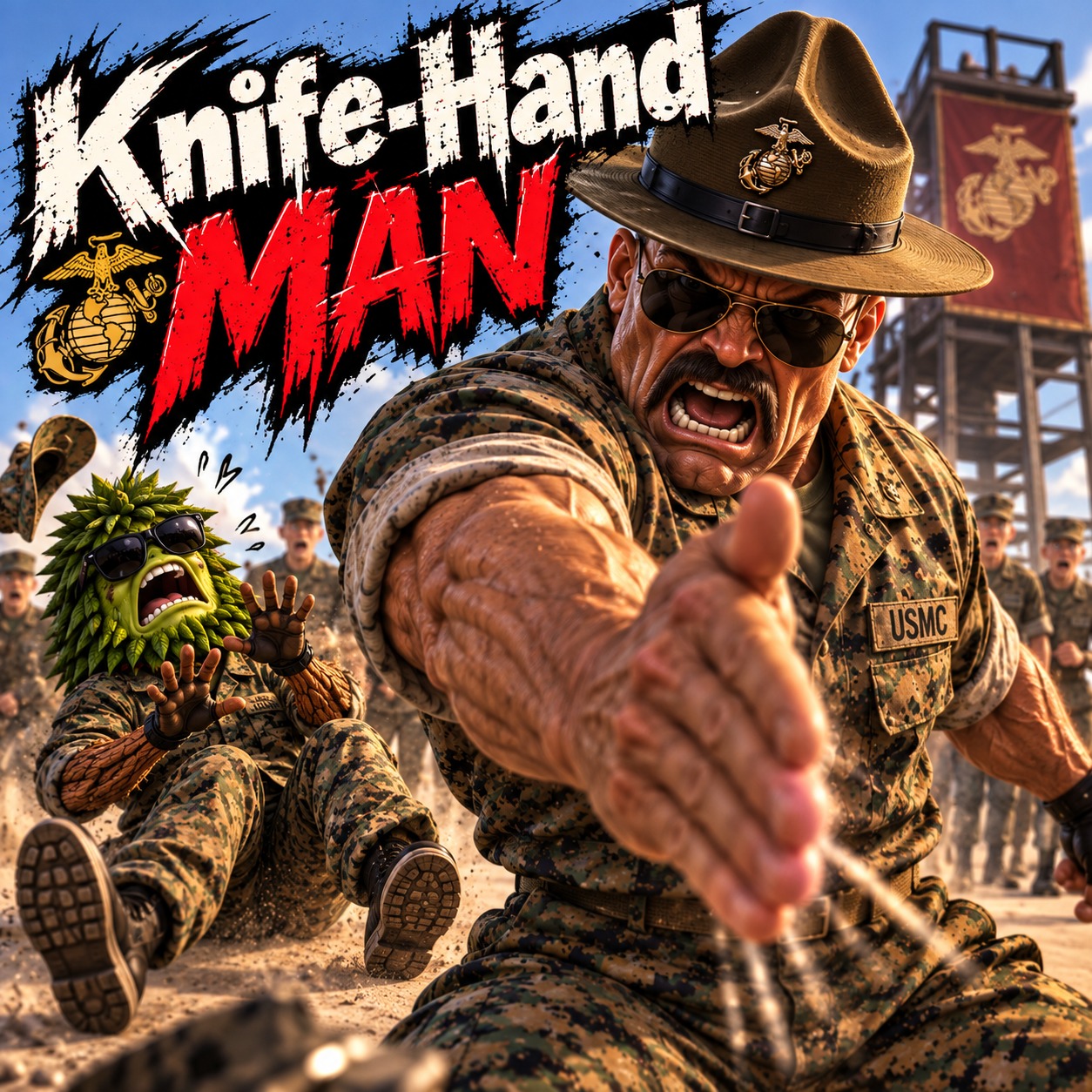 Knife-Hand Man artwork