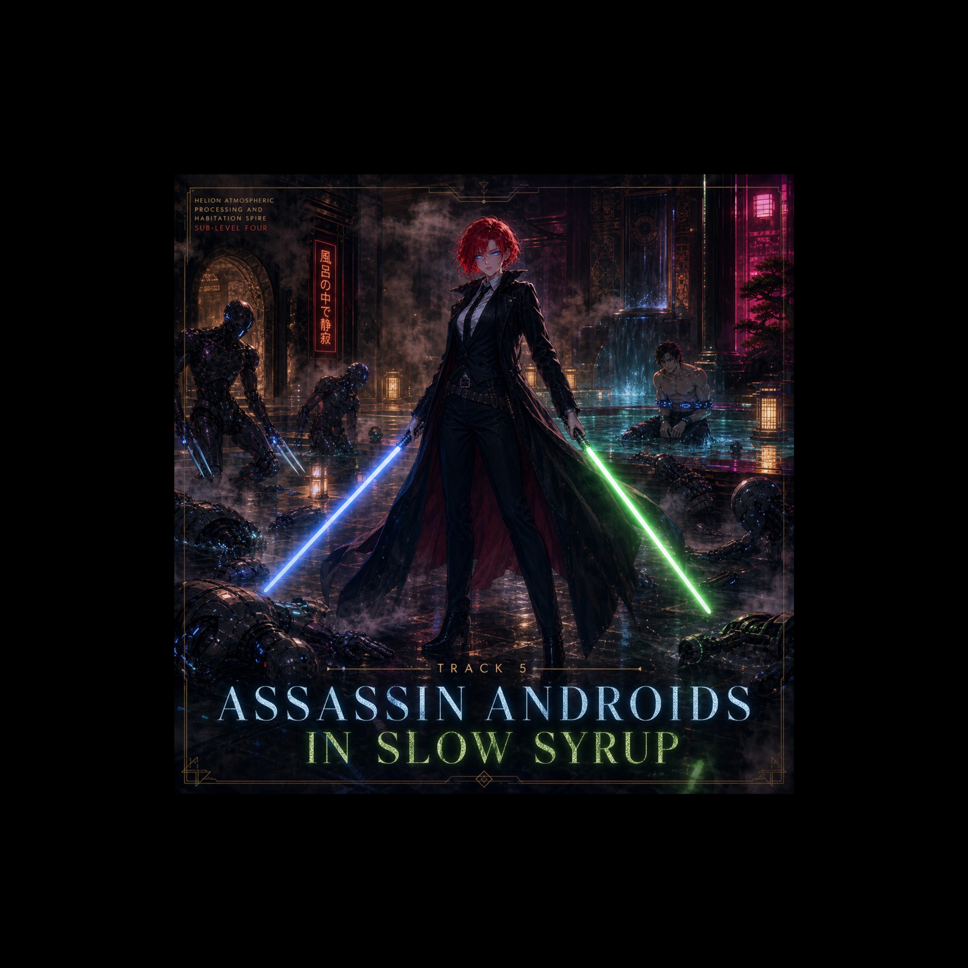 Assassin Androids in Slow Syrup artwork