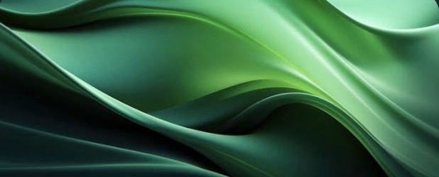 Green swirl artwork