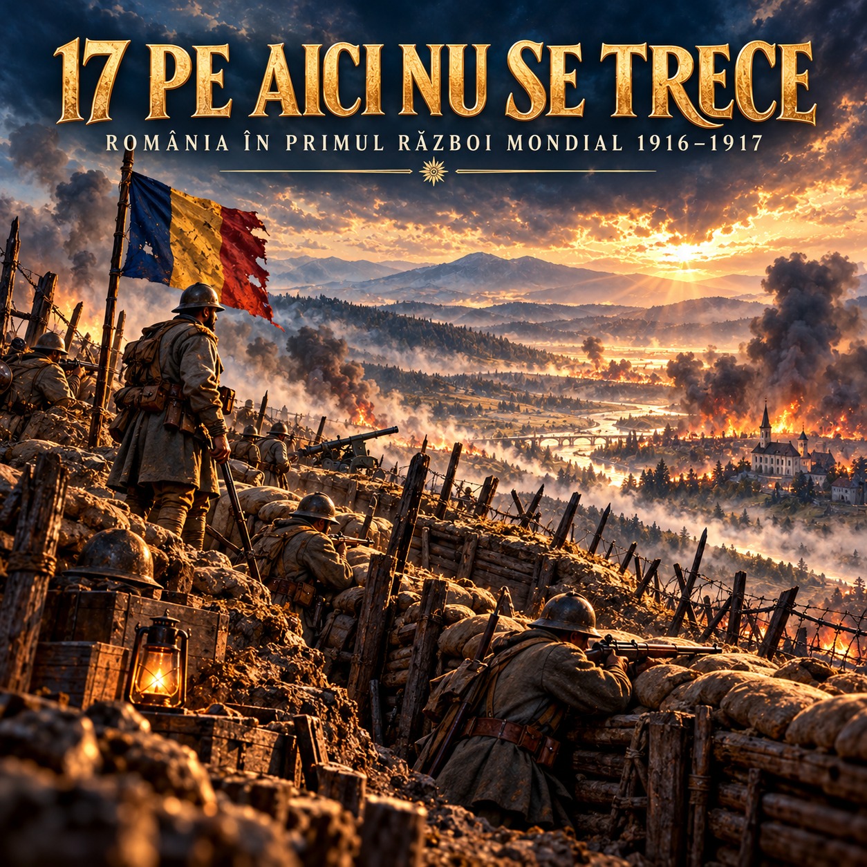 17 PE AICI NU SE TRECE — ROMÂNIA ÎN PRIMUL RĂZBOI MONDIAL 1916–1917 artwork