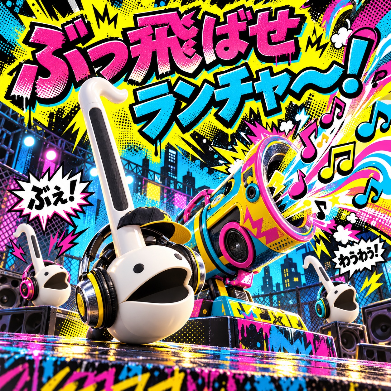 ぶっ飛ばせランチャー artwork