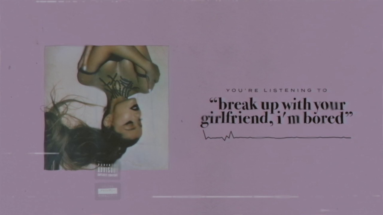 Leave your girlfriend, I’m bored artwork