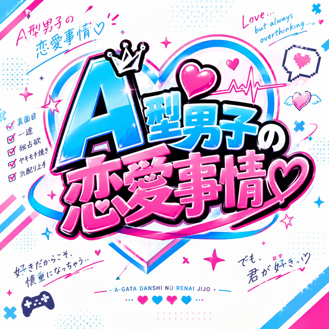 A型男子の恋愛事情♡ artwork