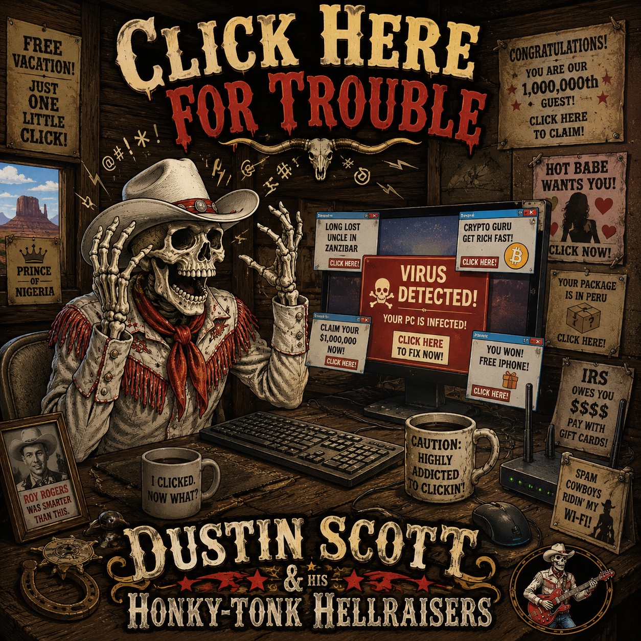 Click Here for Trouble artwork