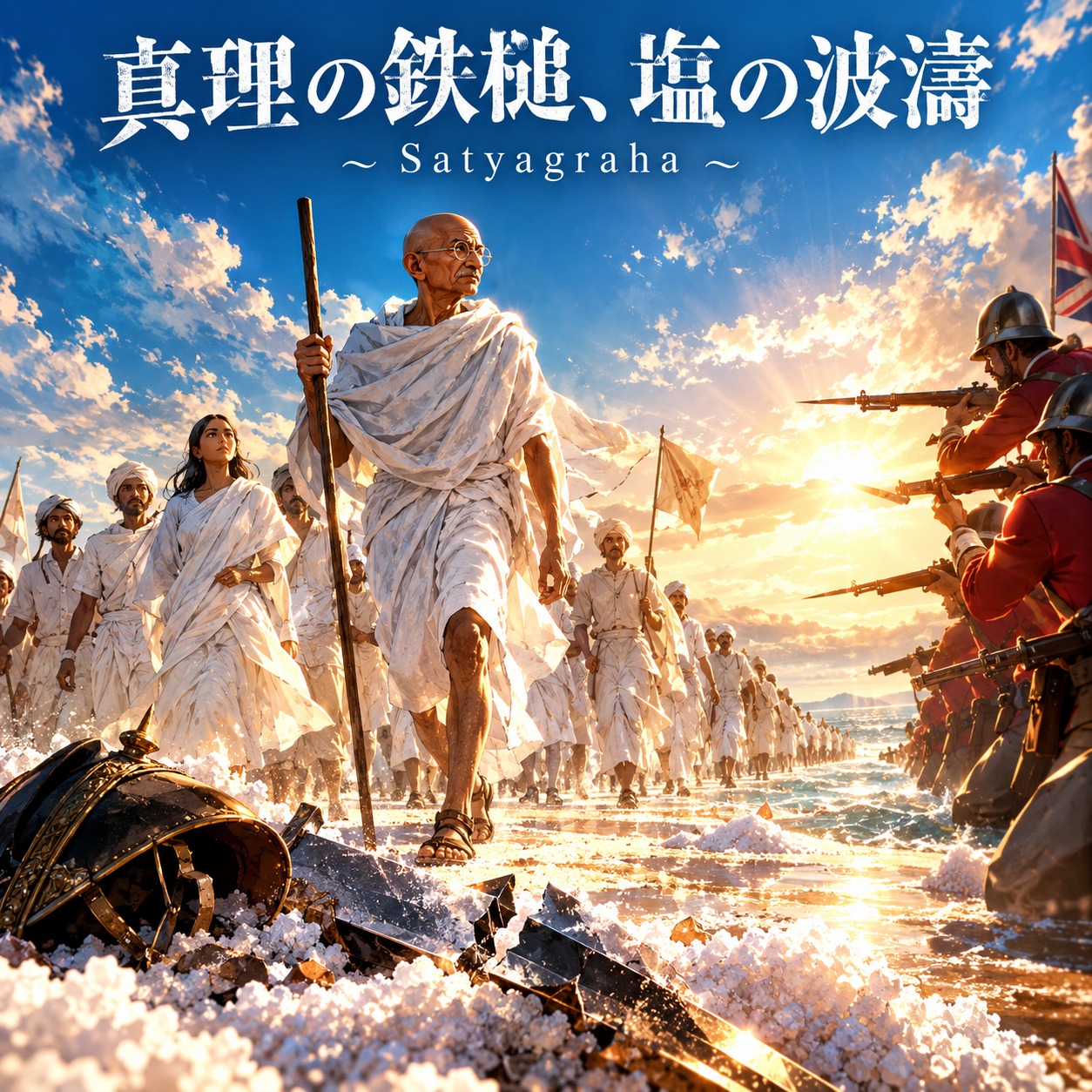 真理の鉄槌、塩の波濤 ～Satyagraha～ artwork