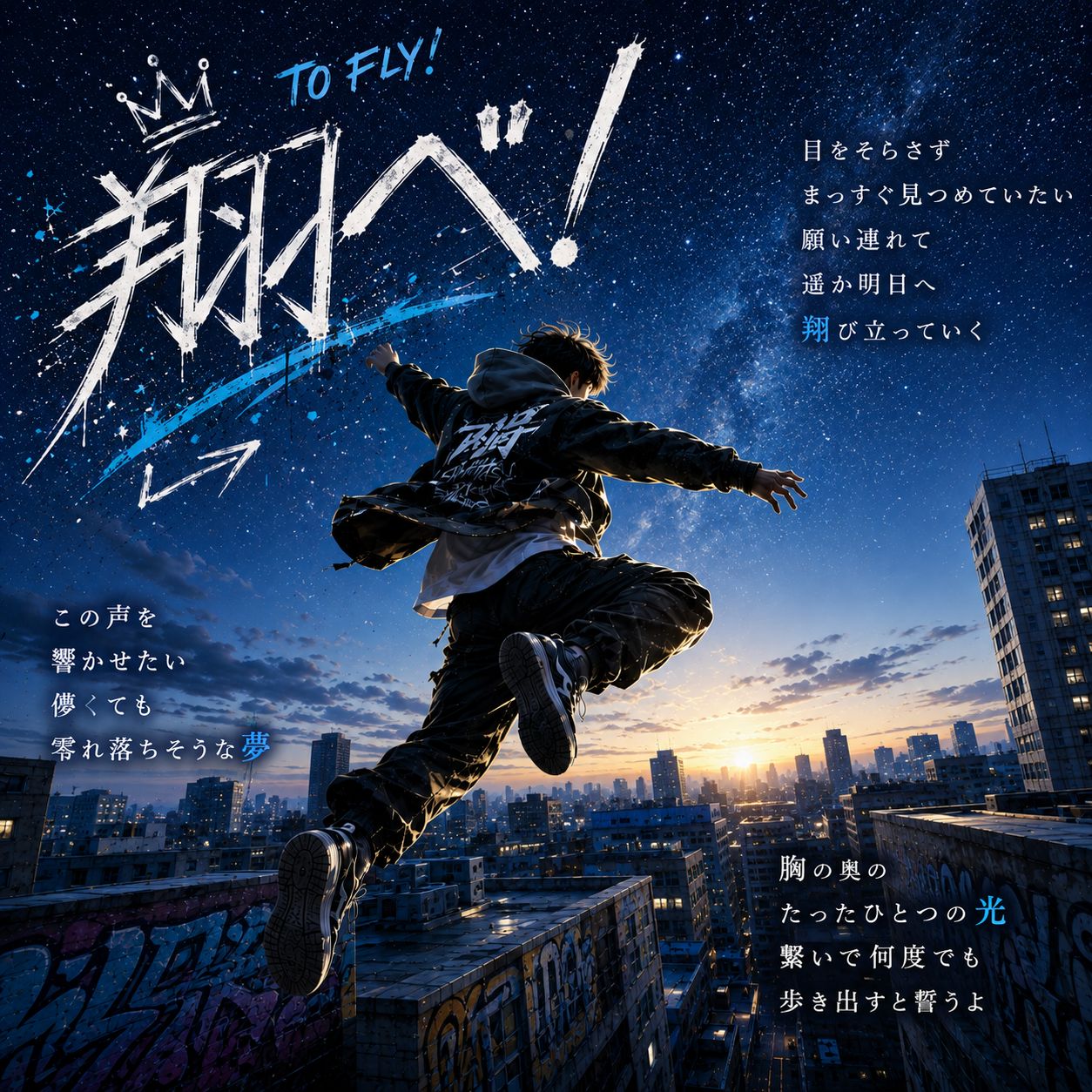 翔べ！ side C - hip hop style artwork