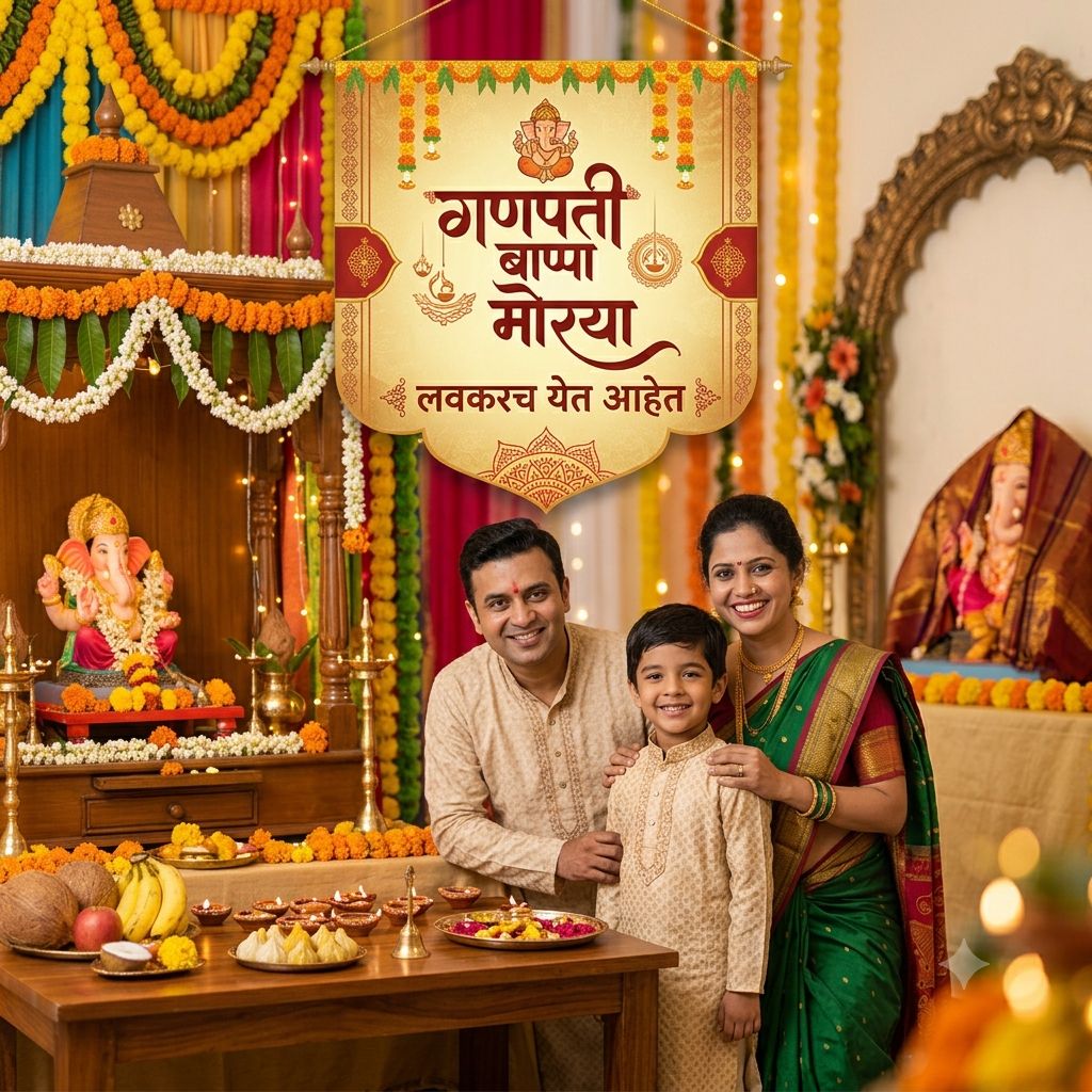 गणपती आगमण artwork