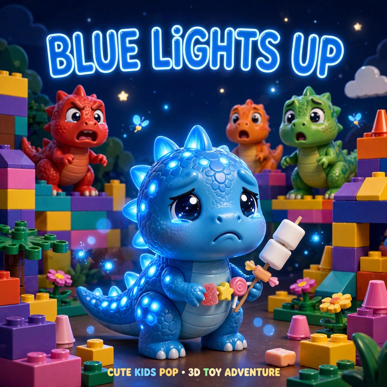 Blue Lights Up artwork