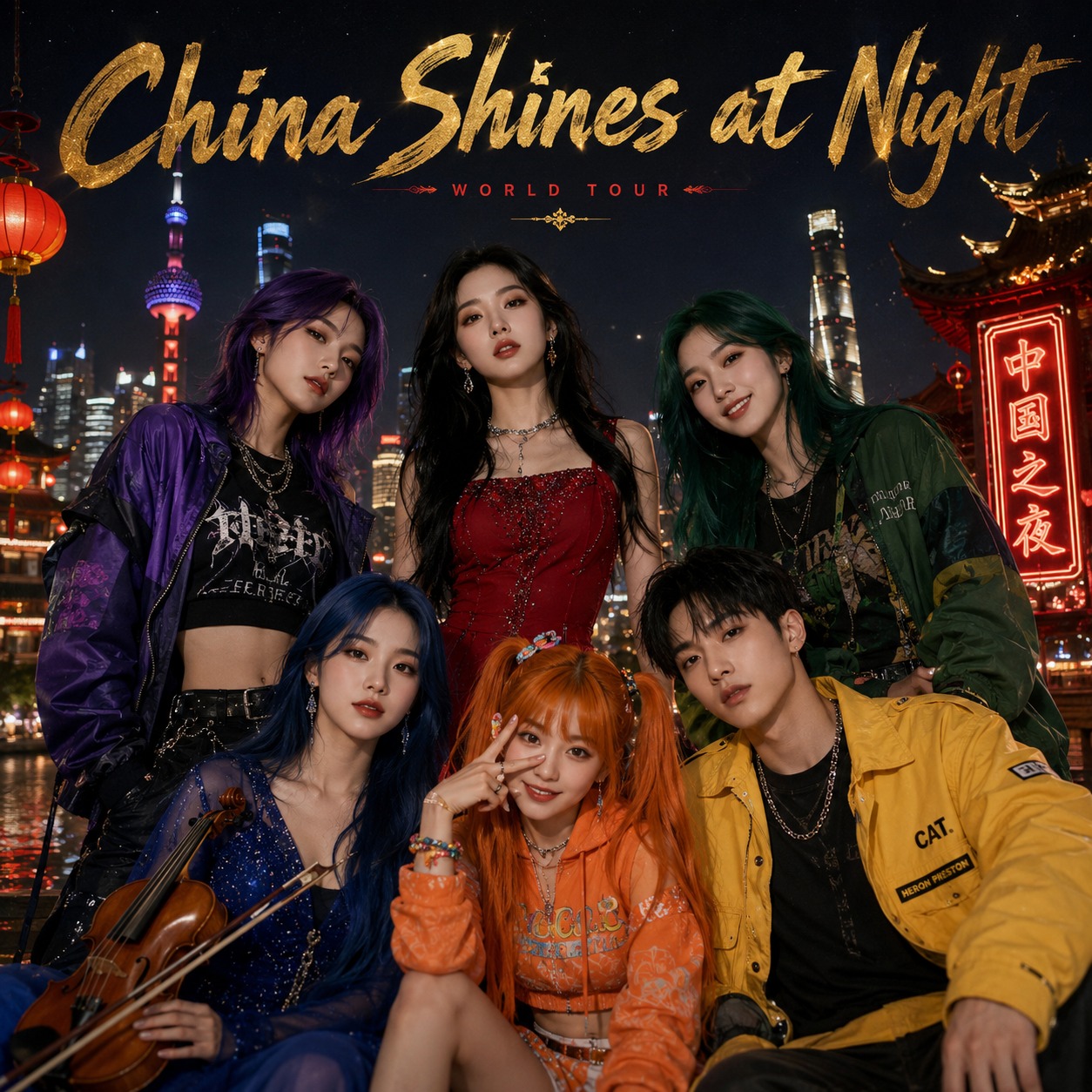 China Shines at Night v6 artwork