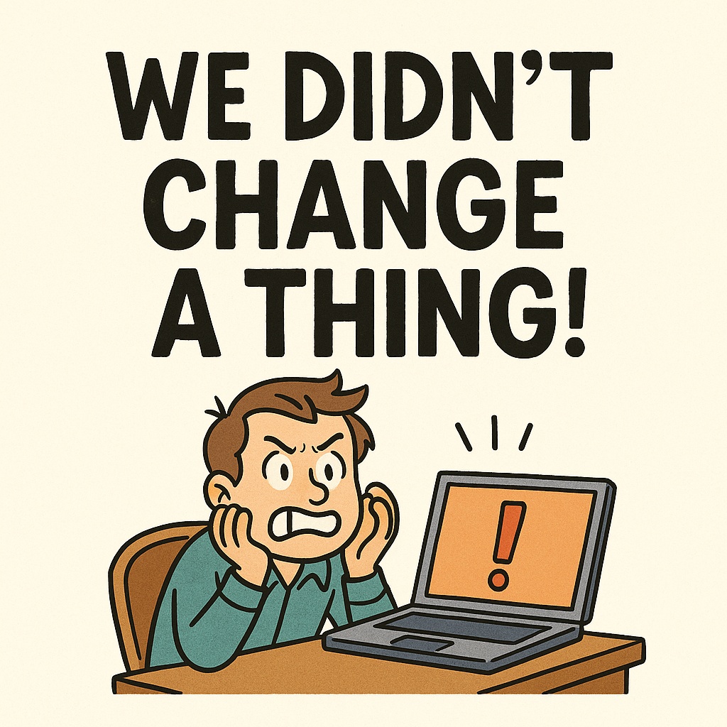 Image for We Didn't Change a Thing!