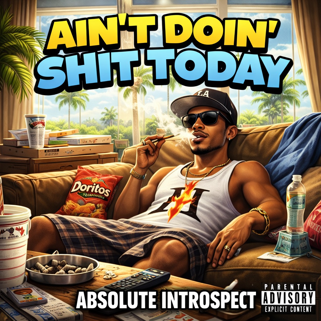 I ain’t doin’ shit today artwork