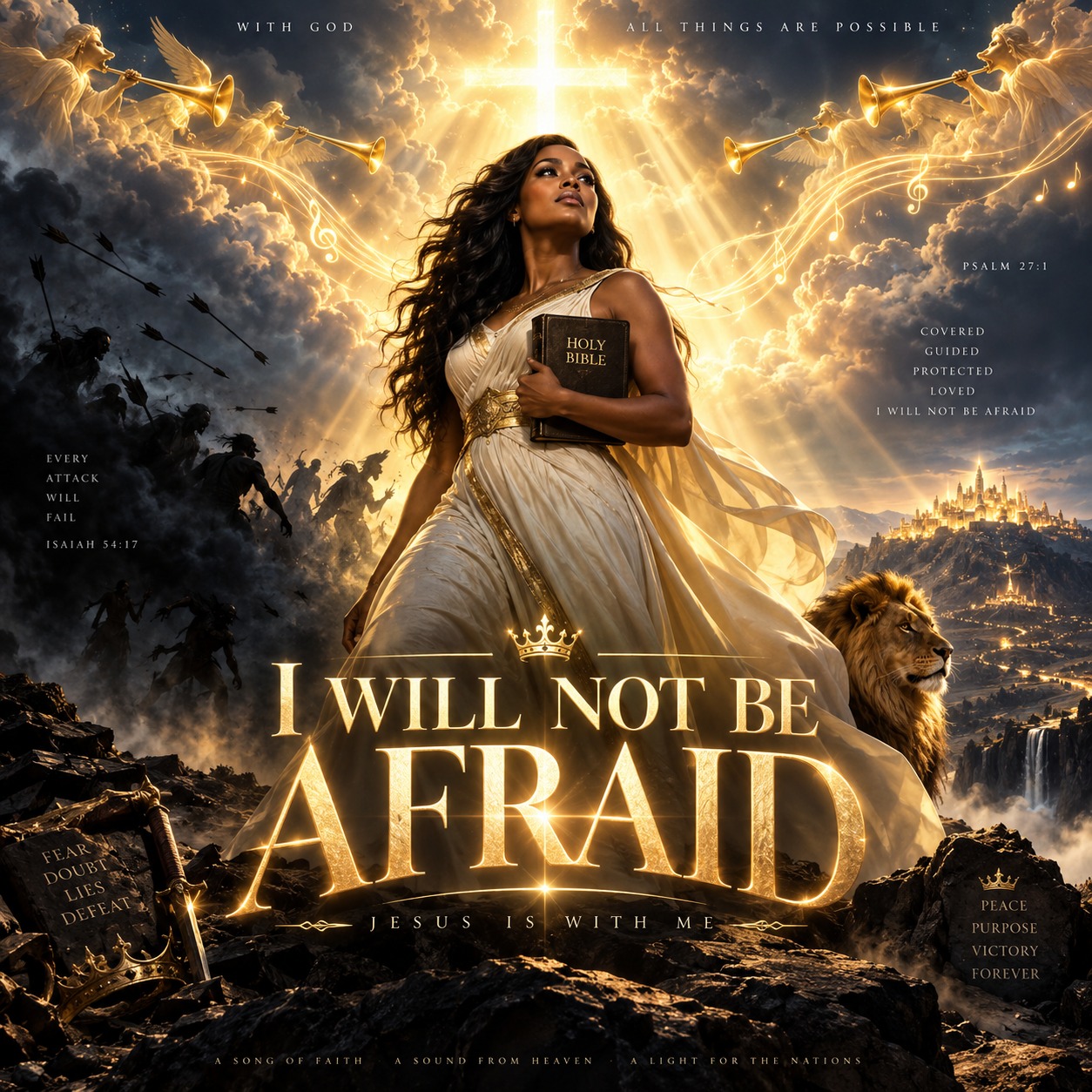I WILL NOT BE AFRAID artwork
