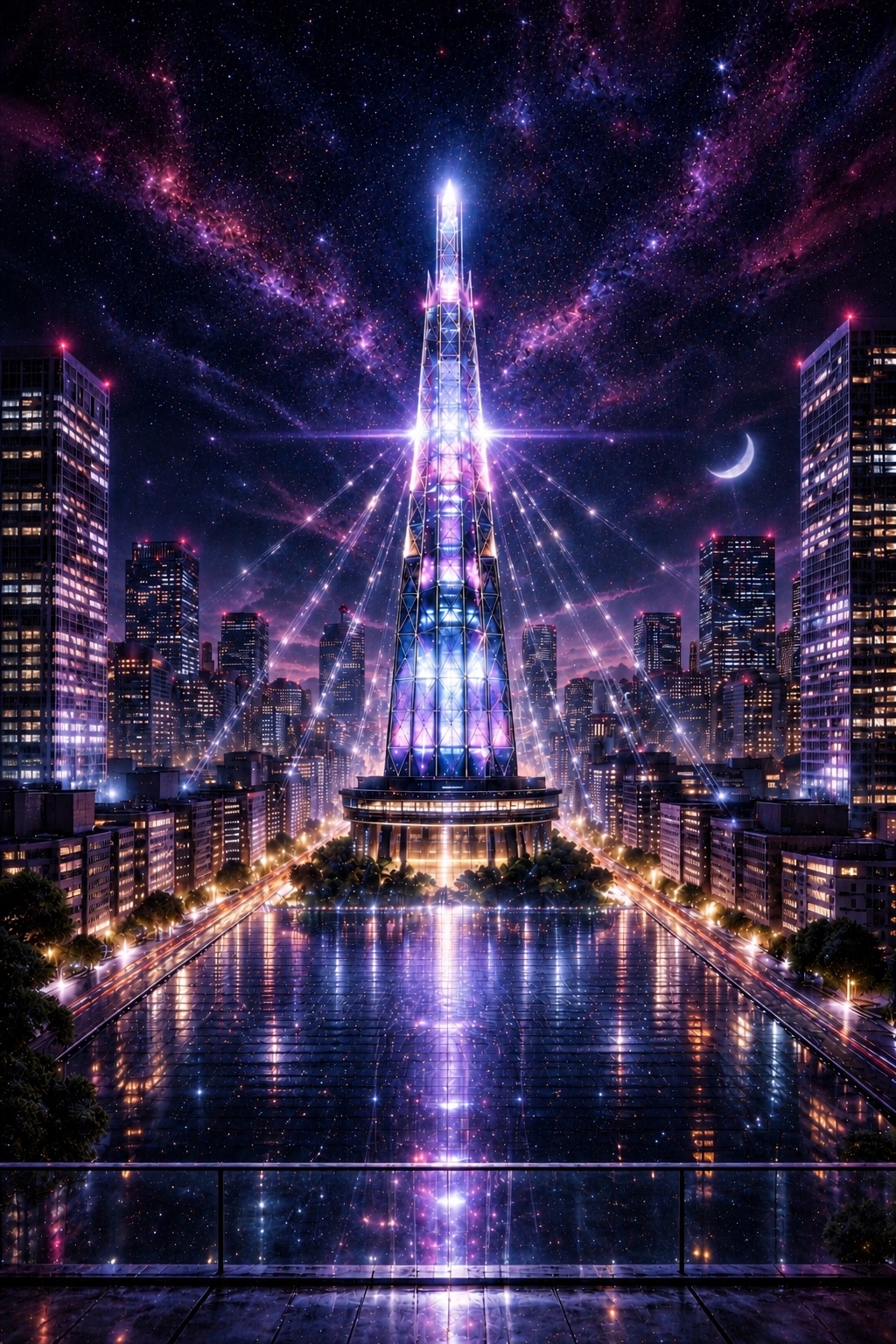 スカイツリー // Vertical Luminance : Velvet Everlight #おされさんめ artwork