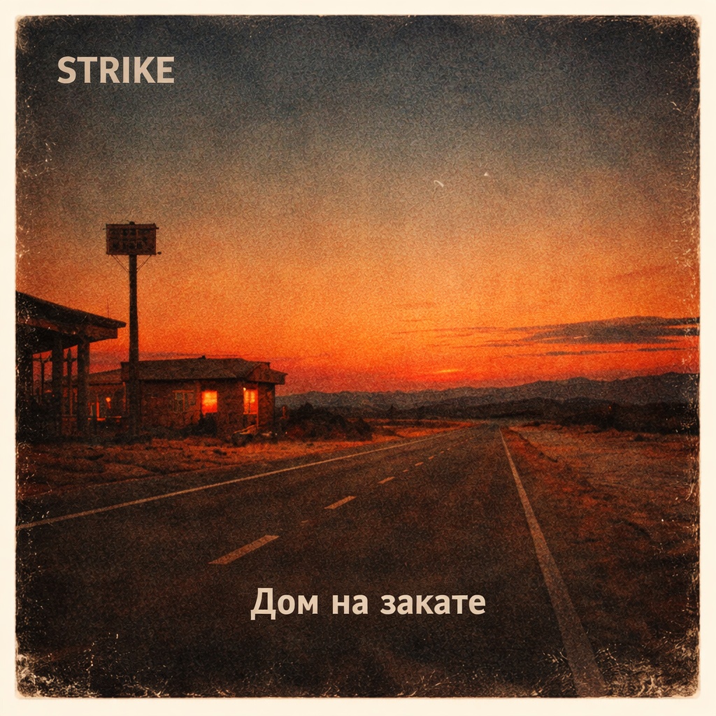 Дом на закате