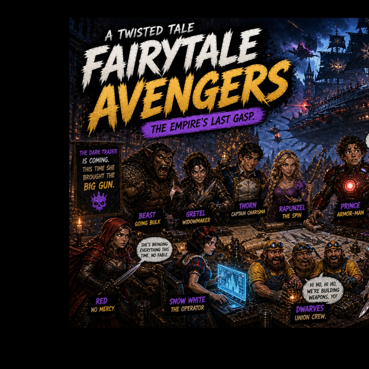 (25) Fairytale Avengers artwork