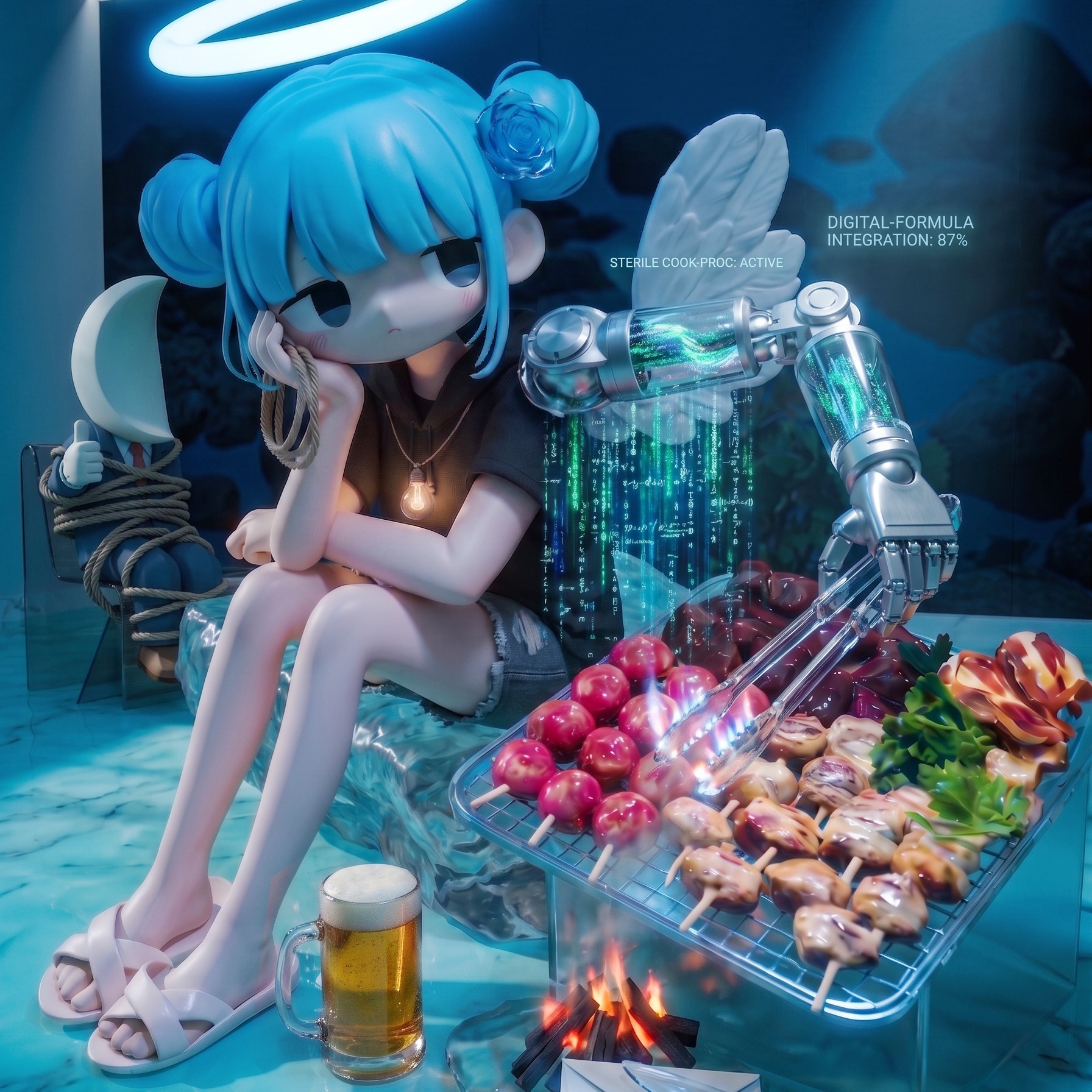 🥓 The Indoor Summer Invitation 🍖🔪🪽 artwork