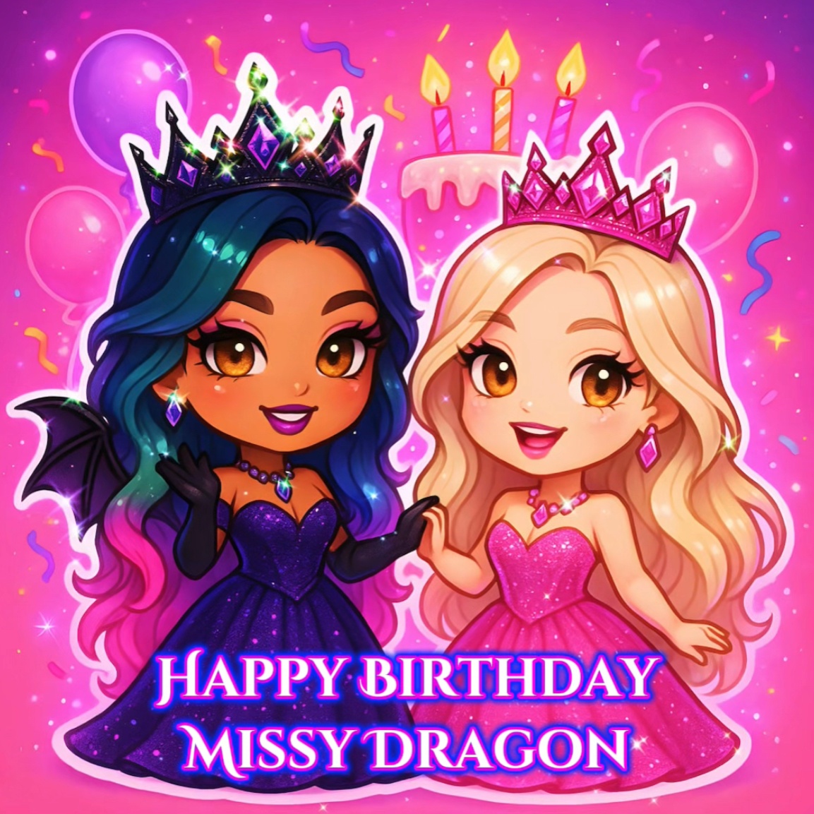 Image for 💜🖤🥳 𝕸𝖎𝖘𝖘𝖞 𝕯𝖗𝖆𝖌𝖔𝖓 𝔹𝕚𝕣𝕥𝕙𝕕𝕒𝕪 🥳🖤💜