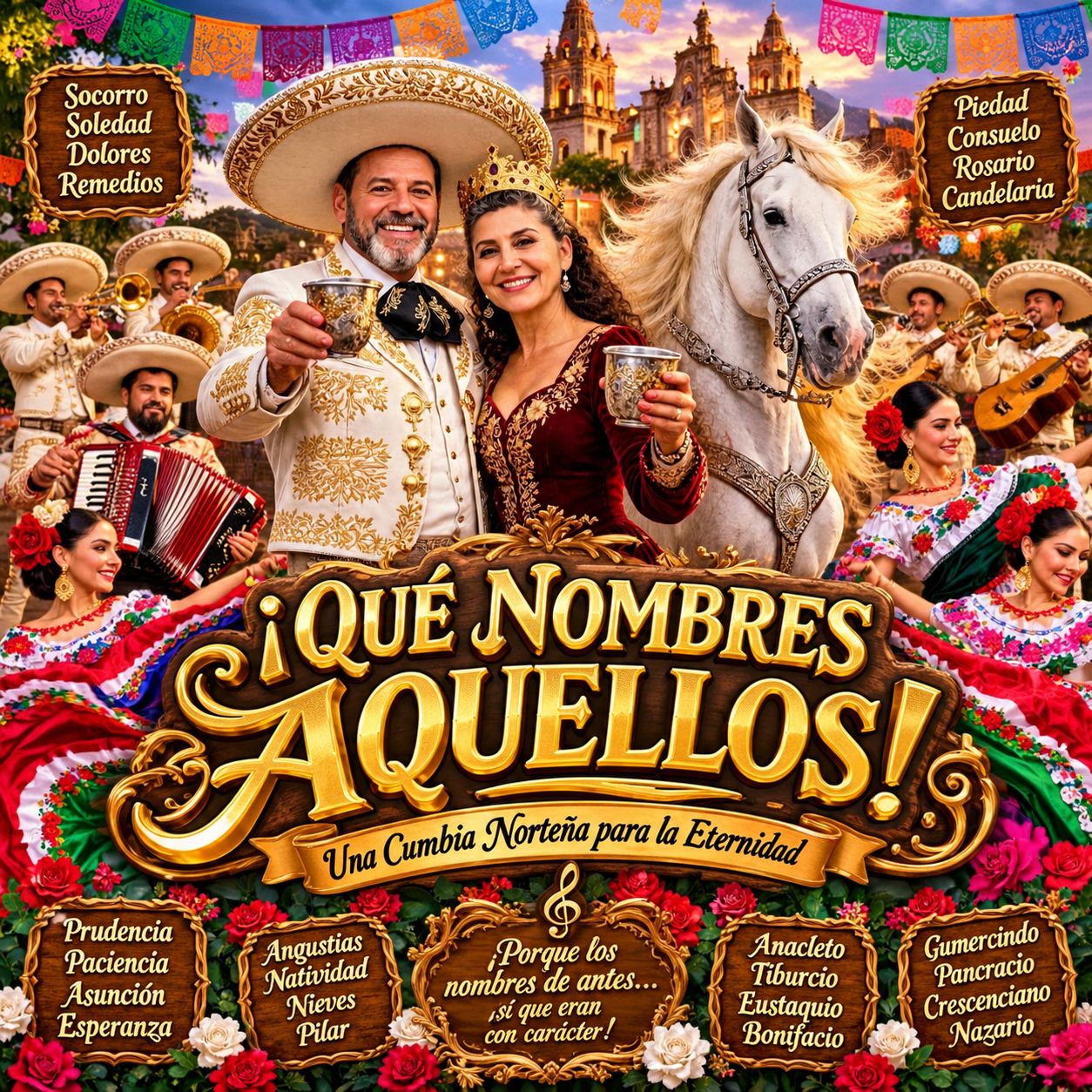 QUÉ NOMBRES AQUELLOS, COMPADRE artwork