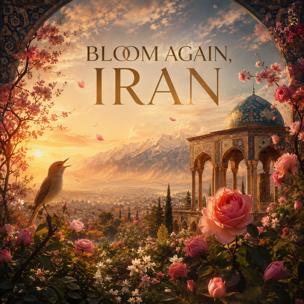 Bloom Again, Iran artwork