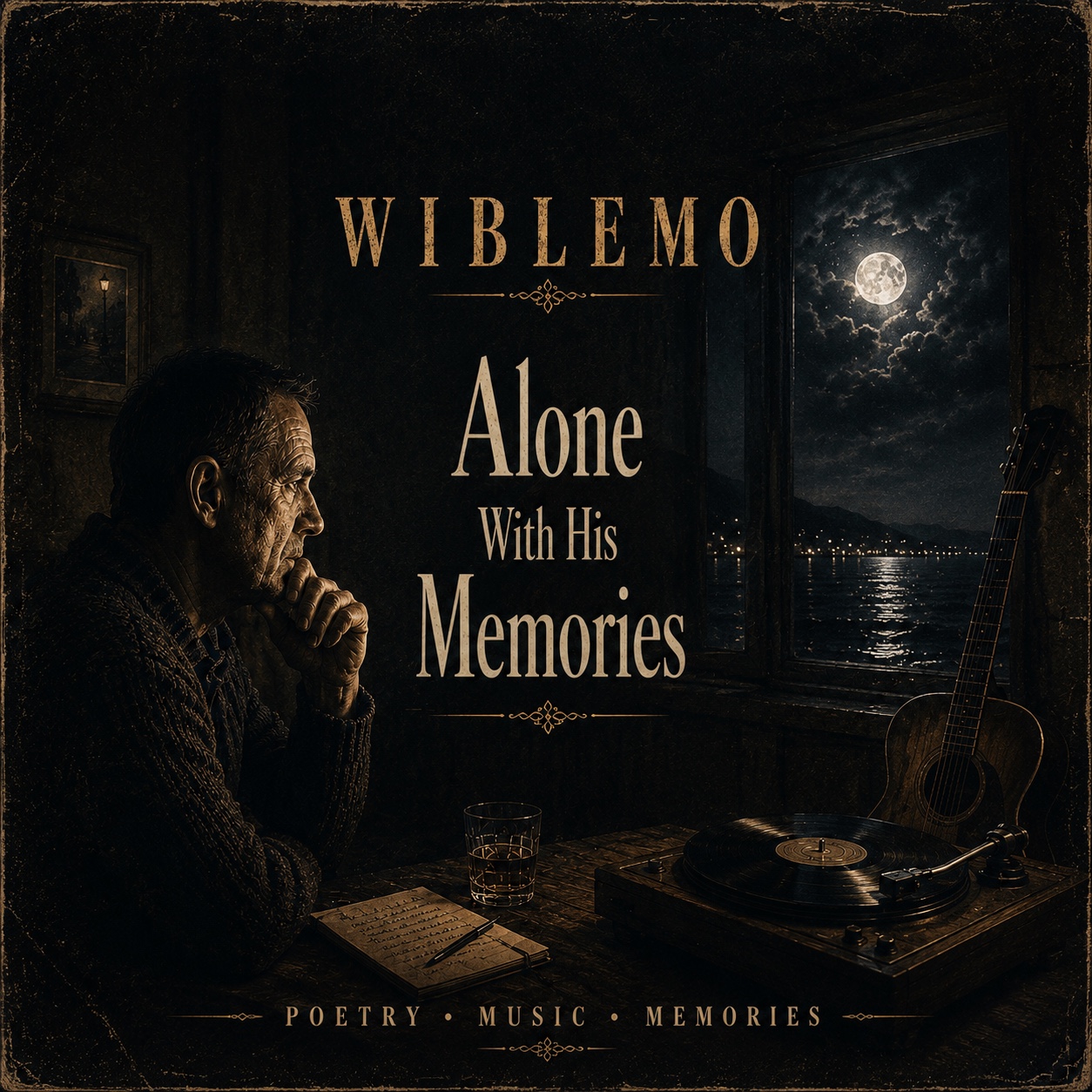 Alone with his memory’s artwork